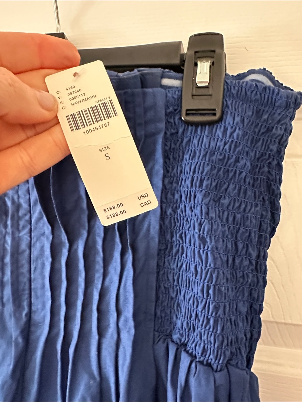 Anthropologie Cotton Poplin Strapless Midi Dress - Small - Picture 9 of 11